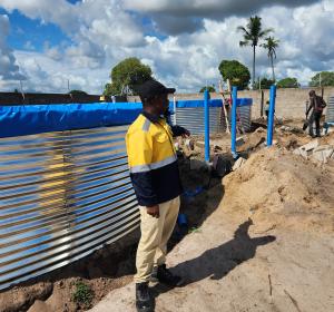 Galvanized Fish pond with RAS SYSTEM (6m diameter)