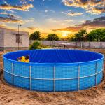 Meshed-wire steel Ponds (2m-diameter)